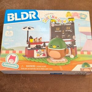 Green Squishmallow-Inspired Kids Toy Building Set